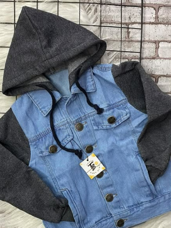 Jaqueta com manga moleton - Image 2